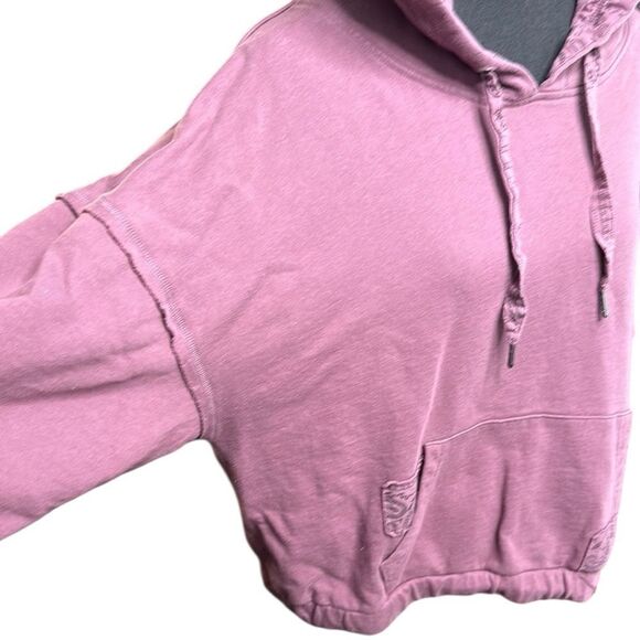 Vintage Havana Bandana Patchwork Raw Hem Hoodie - Picture 7 of 11